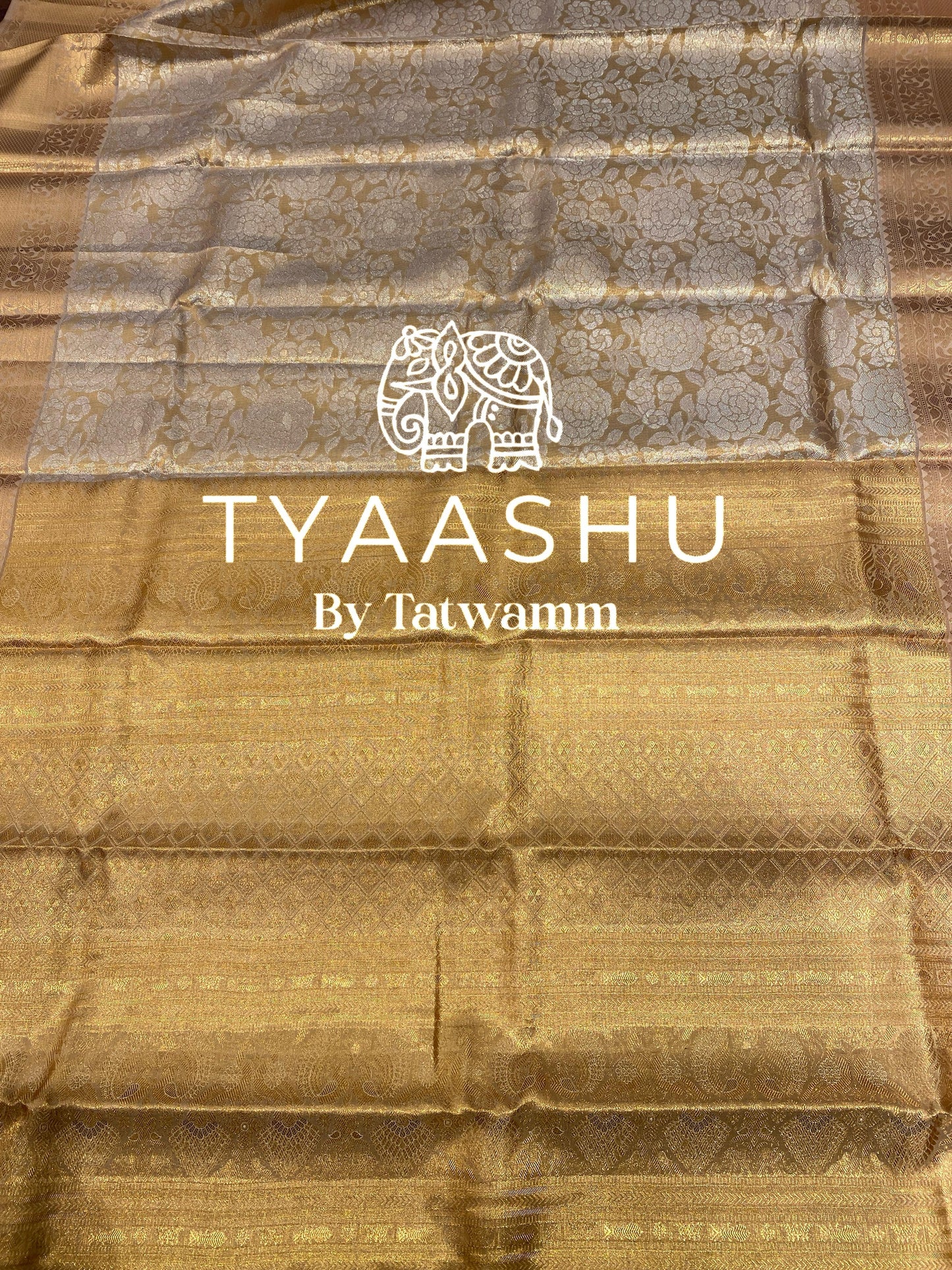 TIMELESS GOLD KANJIVARAM SAREE