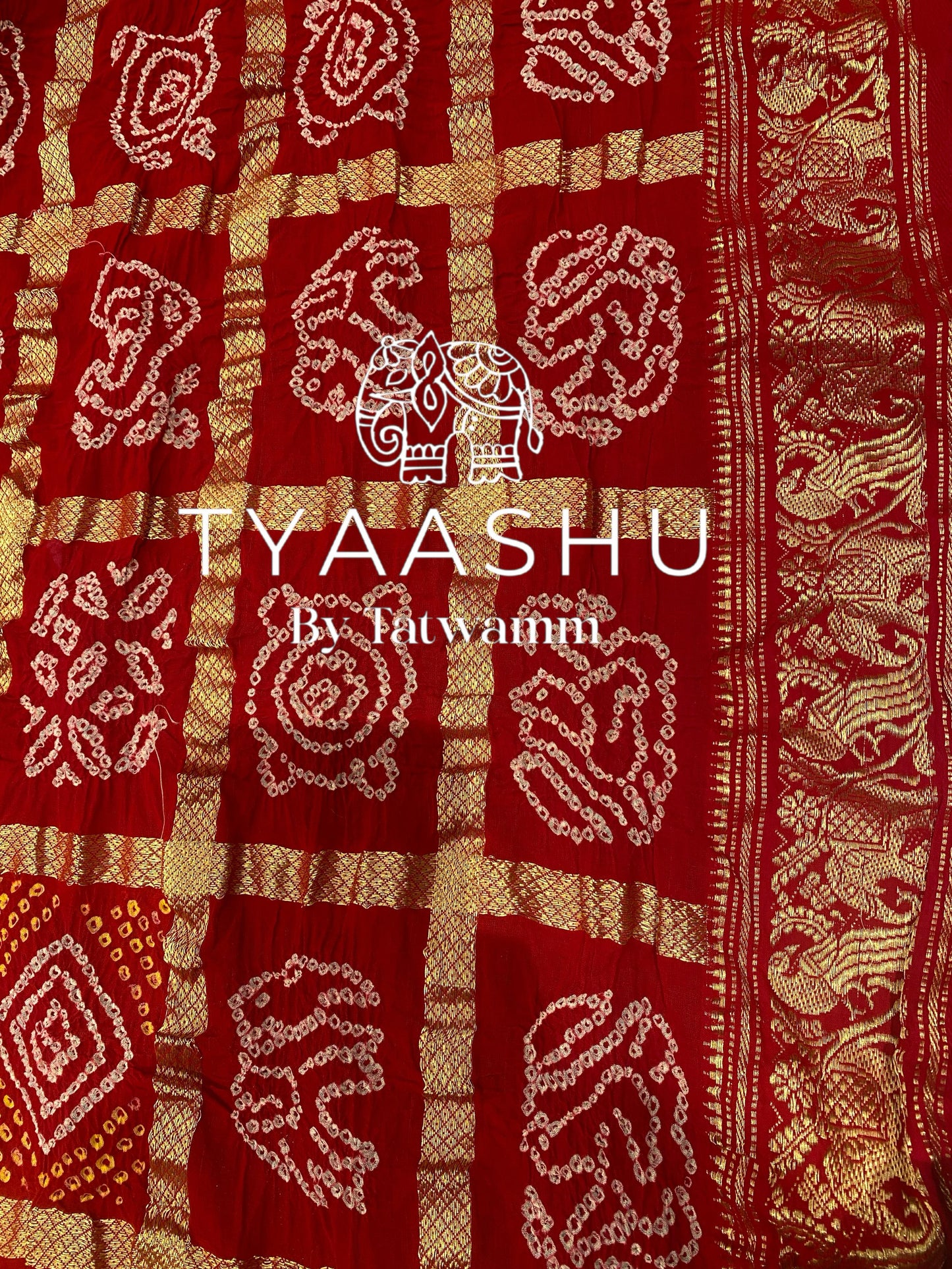 RICH MAROON COTTON GHARCHOLA SAREE WITH GOLD ZARI WEAVE