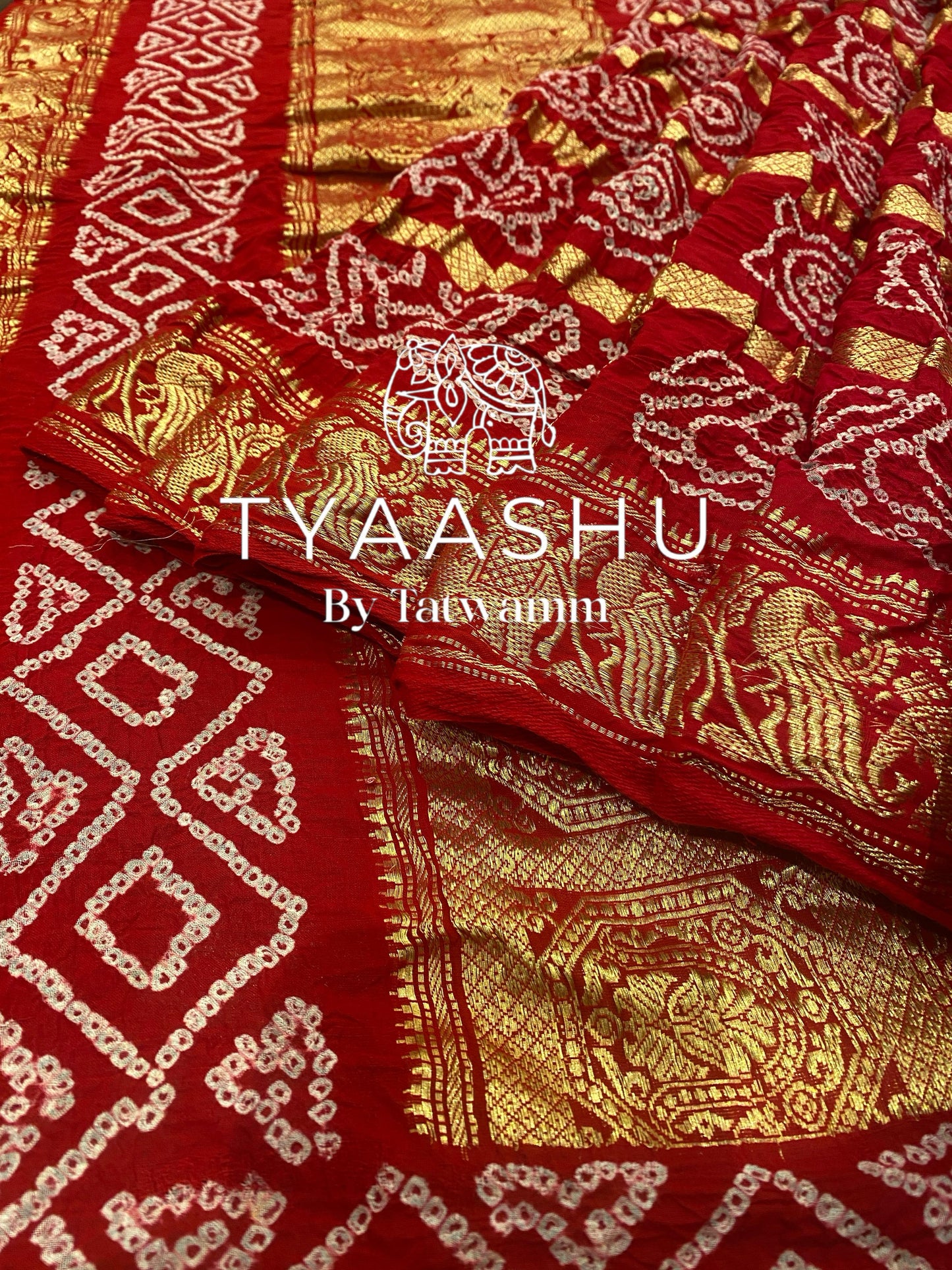 RICH MAROON COTTON GHARCHOLA SAREE WITH GOLD ZARI WEAVE