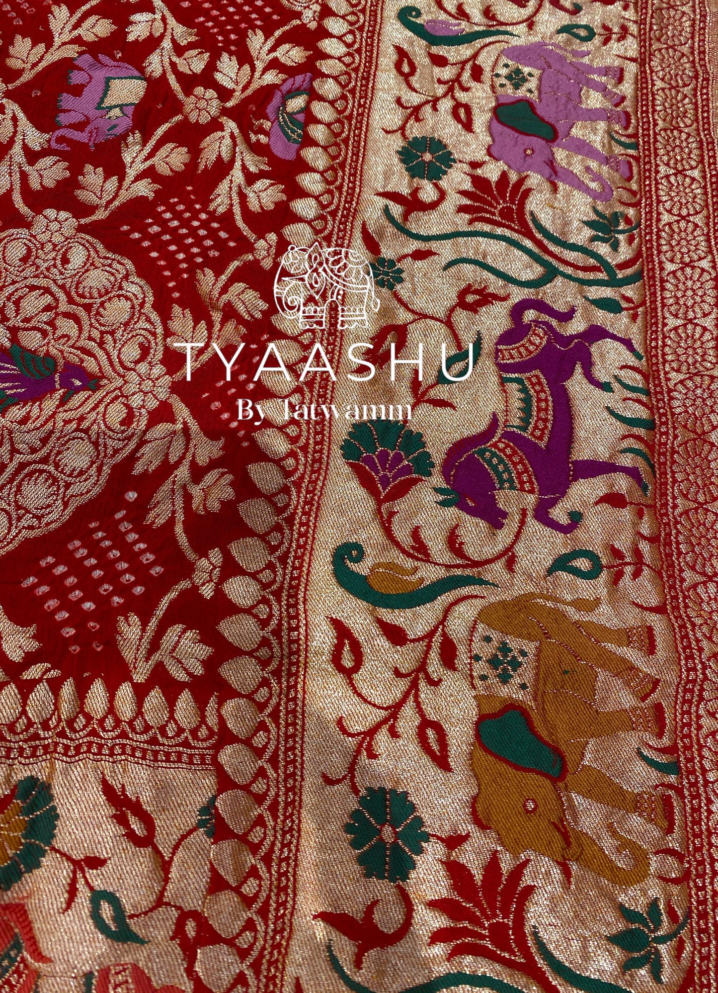 HANDCRAFTED BANDHANI SAREE