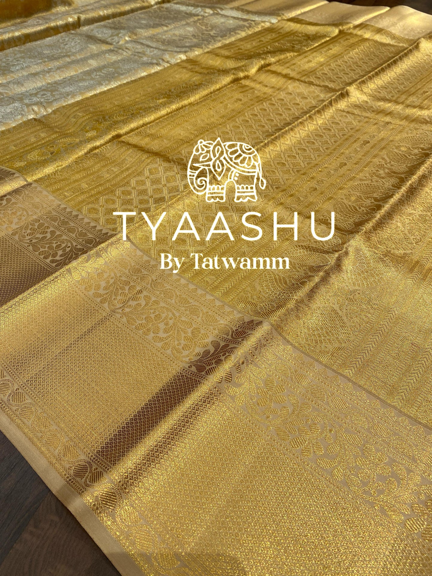 TIMELESS GOLD KANJIVARAM SAREE