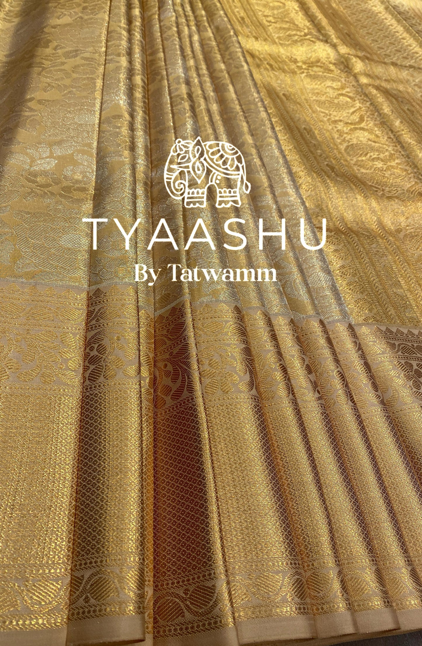 TIMELESS GOLD KANJIVARAM SAREE