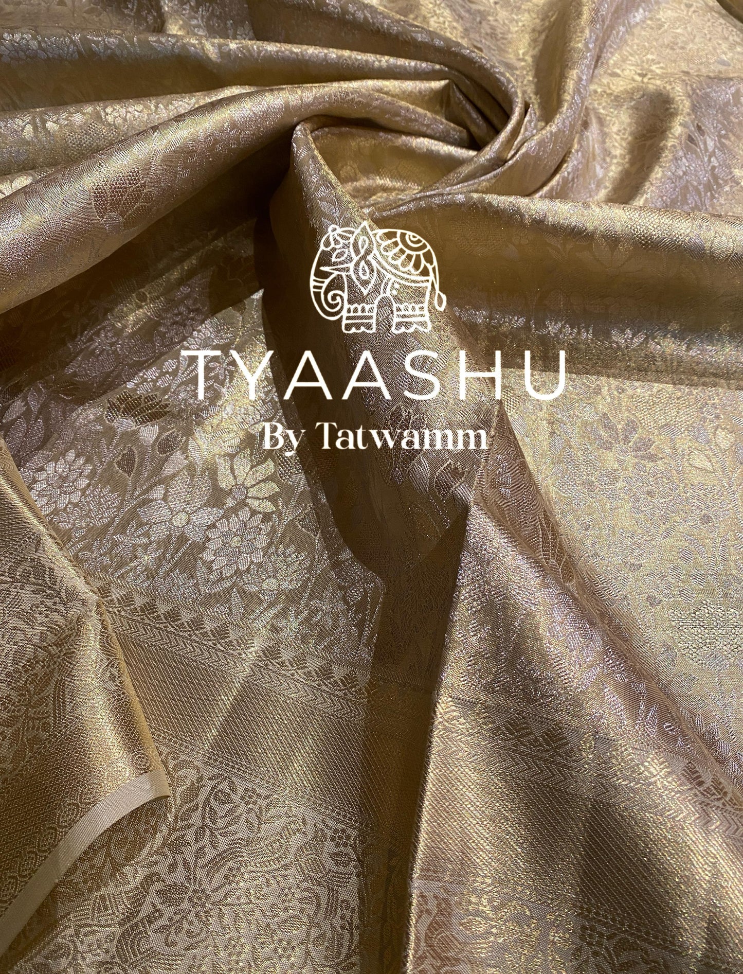 GRACEFUL SILVER KANJIVARAM SAREE