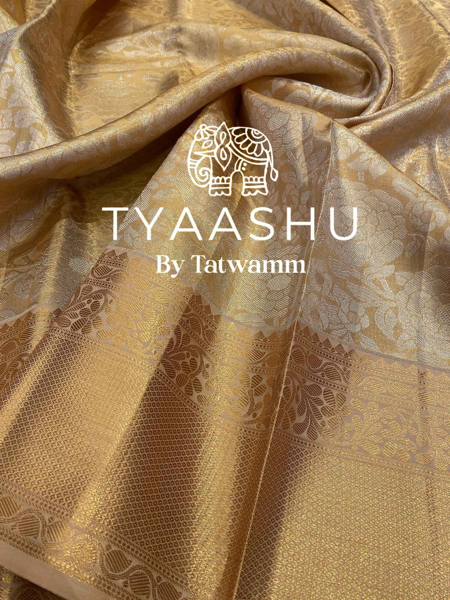 TIMELESS GOLD KANJIVARAM SAREE