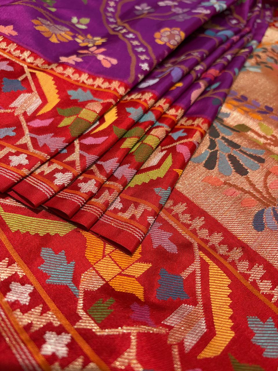 PUSHPAREKHA  ZARI SAREE