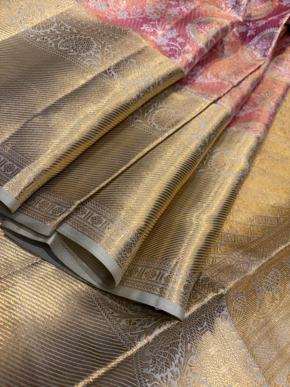 HEMAMBARI PUSHPAVALI KANCHI PATTU