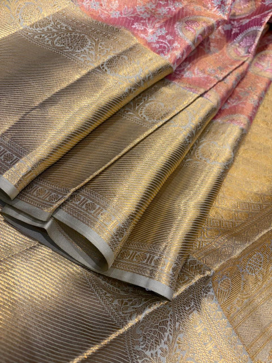 HEMAMBARI PUSHPAVALI KANCHI PATTU