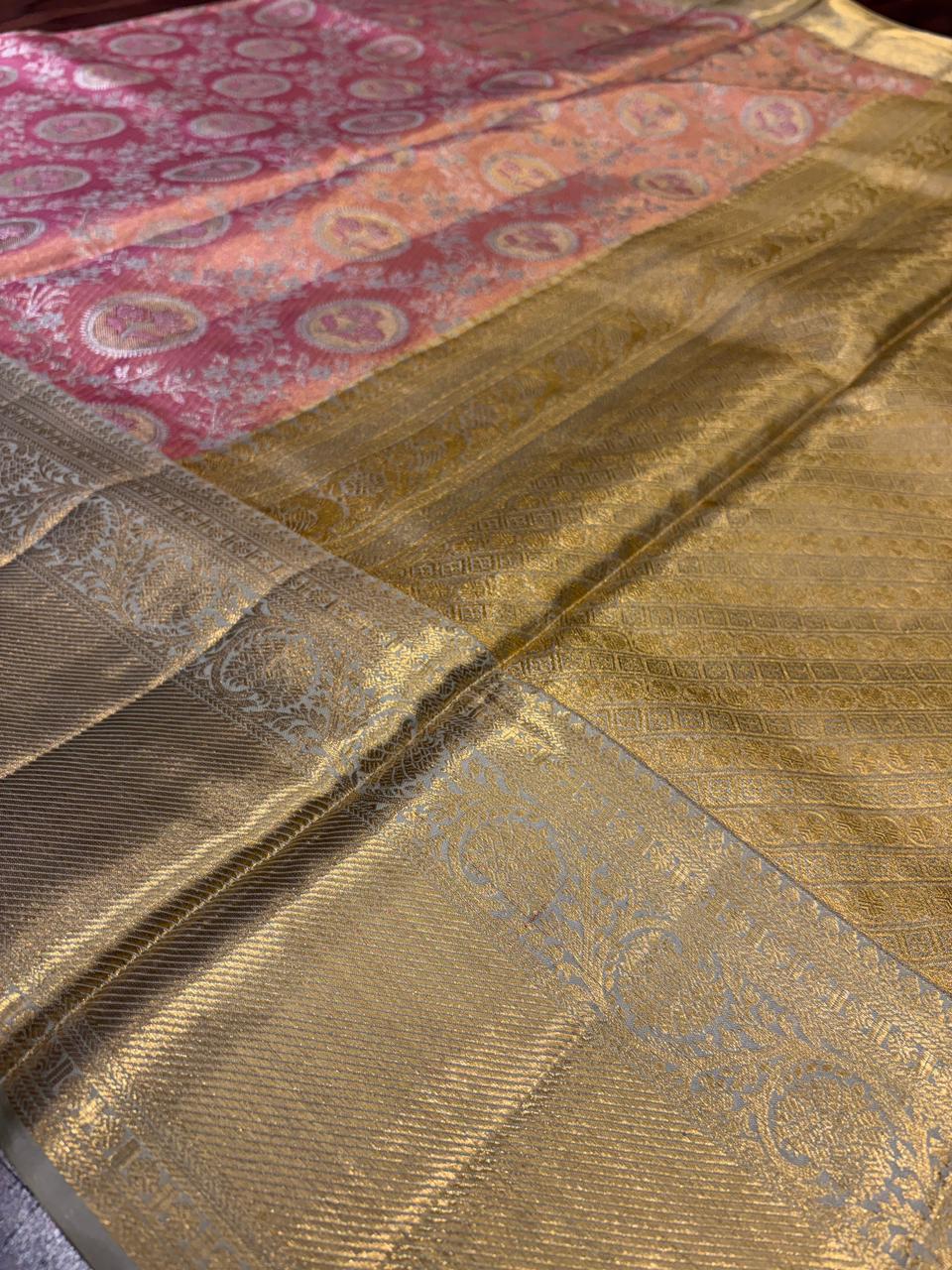 HEMAMBARI PUSHPAVALI KANCHI PATTU