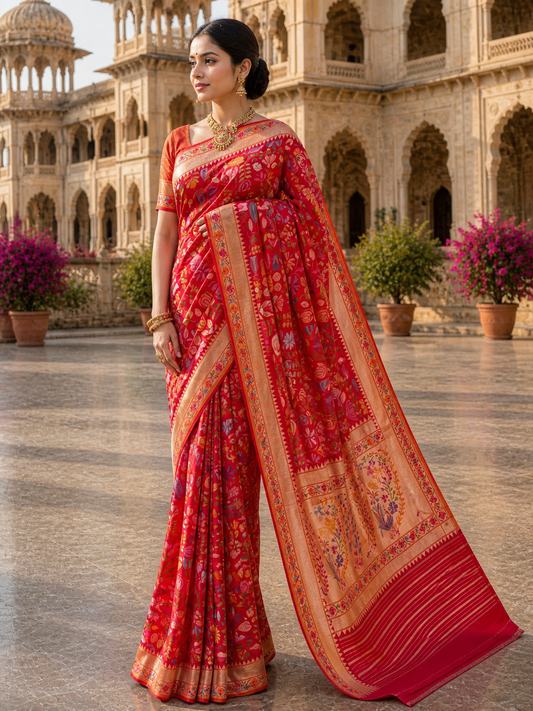 VASANTARKHA ZARI SAREE