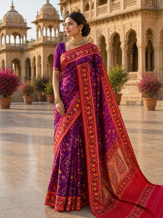 PUSHPAREKHA  ZARI SAREE
