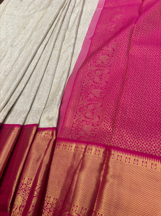 SVETARAGINI PATTU SAREE