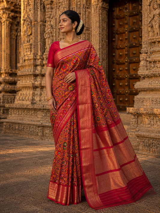 PITAMBARA IKKAT SAREE