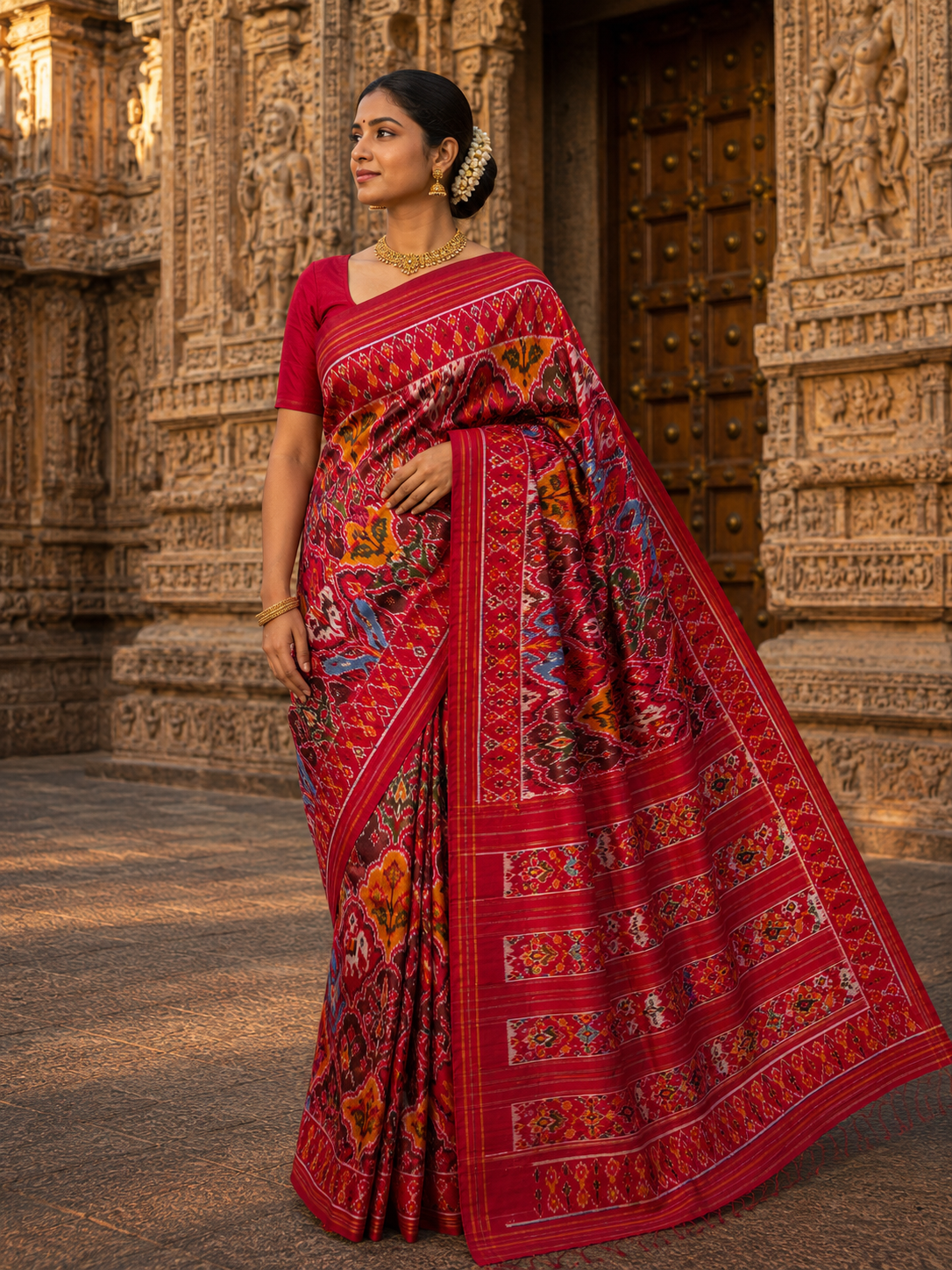 VAICHITRIKA IKKAT SAREE