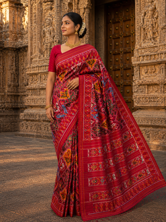 VAICHITRIKA IKKAT SAREE